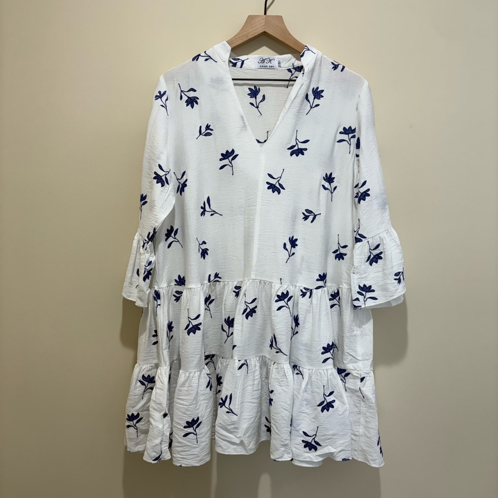 Anna Kay Women’s V-Neck Mini Dress - Picture 2 of 5